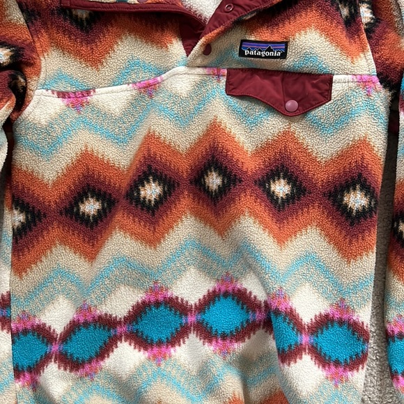 Patagonia Synchilla Aztec Print Fleece Pullover - Picture 3 of 9